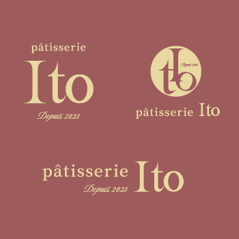 滑川市パティスリーイト様ロゴマーク制作